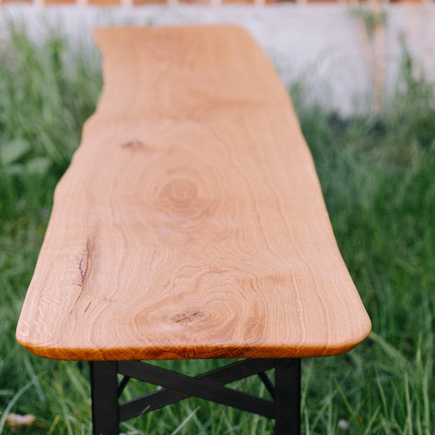 Edle Eichen-Bierzeltgarnitur