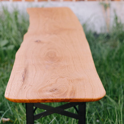 Premium-Bierzeltgarnitur aus regionaler Eiche